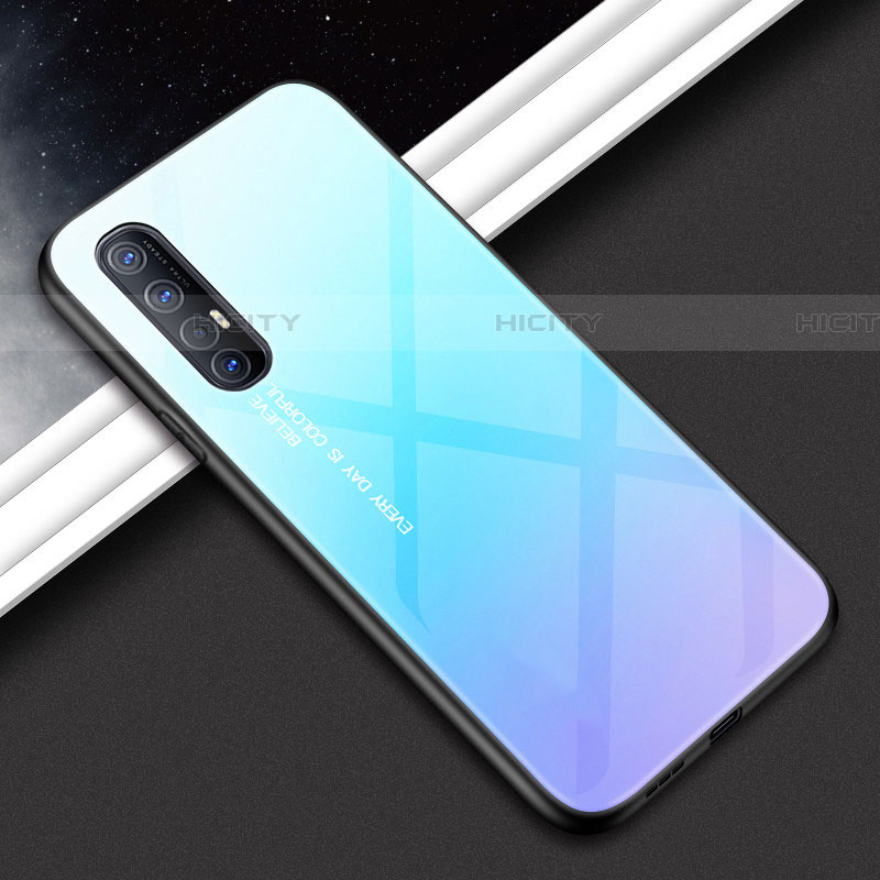 Custodia Silicone Specchio Laterale Cover per Oppo Reno3 Pro