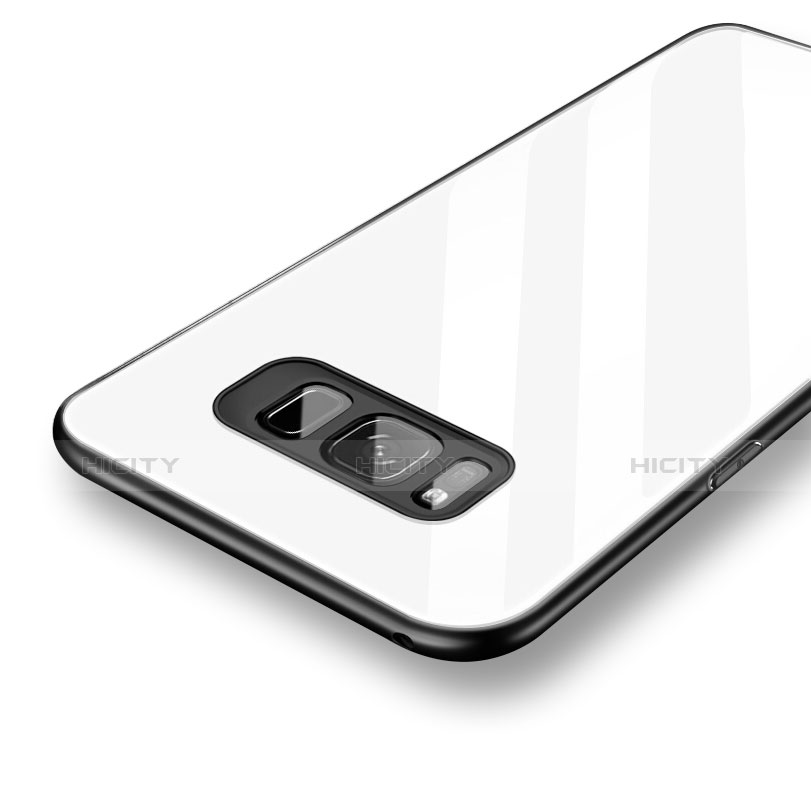 Custodia Silicone Specchio Laterale Cover per Samsung Galaxy S8 Plus