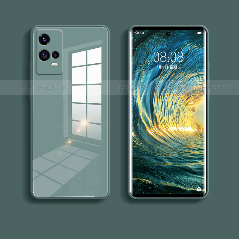 Custodia Silicone Specchio Laterale Cover per Vivo iQOO 8 Pro 5G