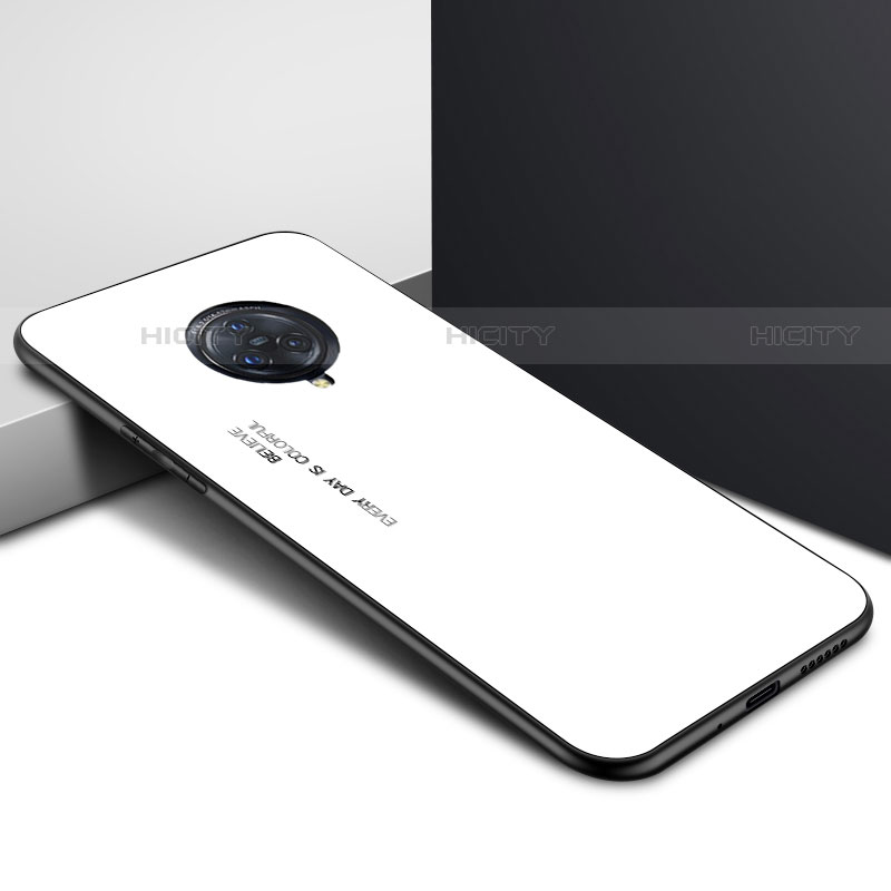 Custodia Silicone Specchio Laterale Cover per Vivo Nex 3S Bianco