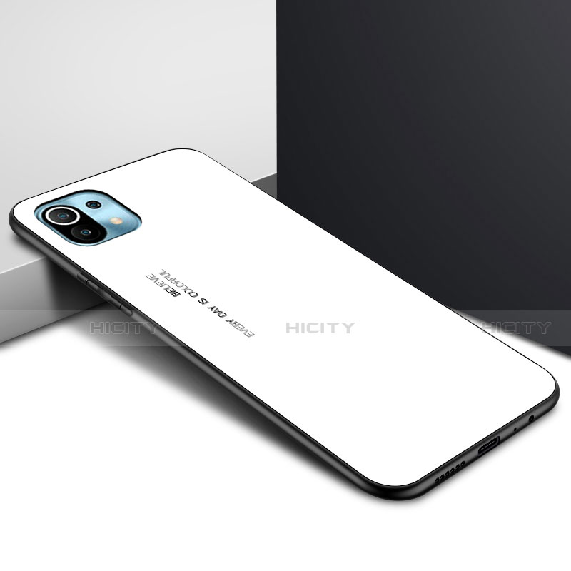 Custodia Silicone Specchio Laterale Cover per Xiaomi Mi 11 Lite 5G
