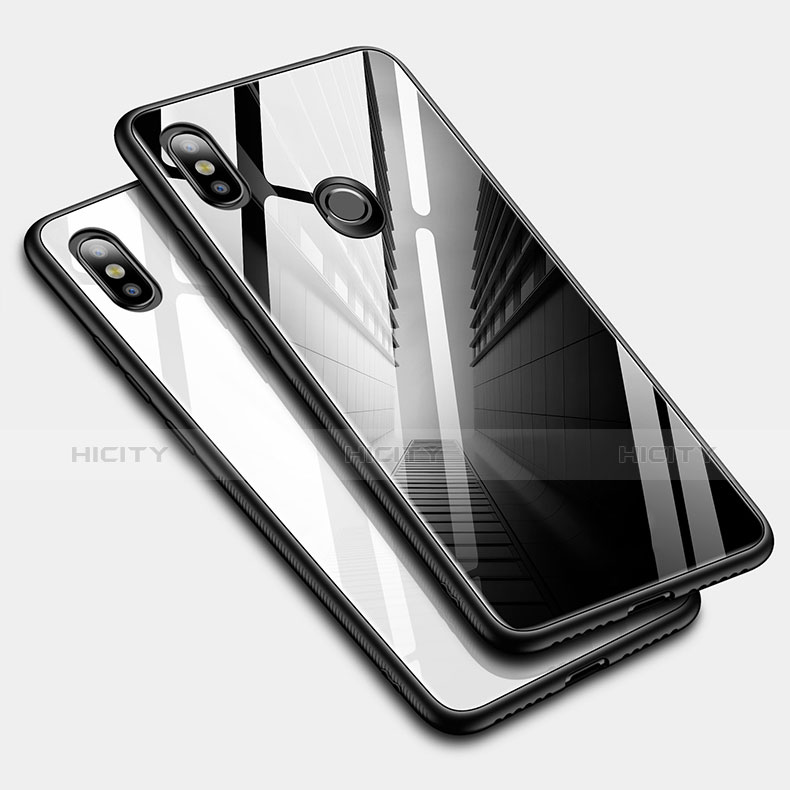 Custodia Silicone Specchio Laterale Cover per Xiaomi Mi 6X