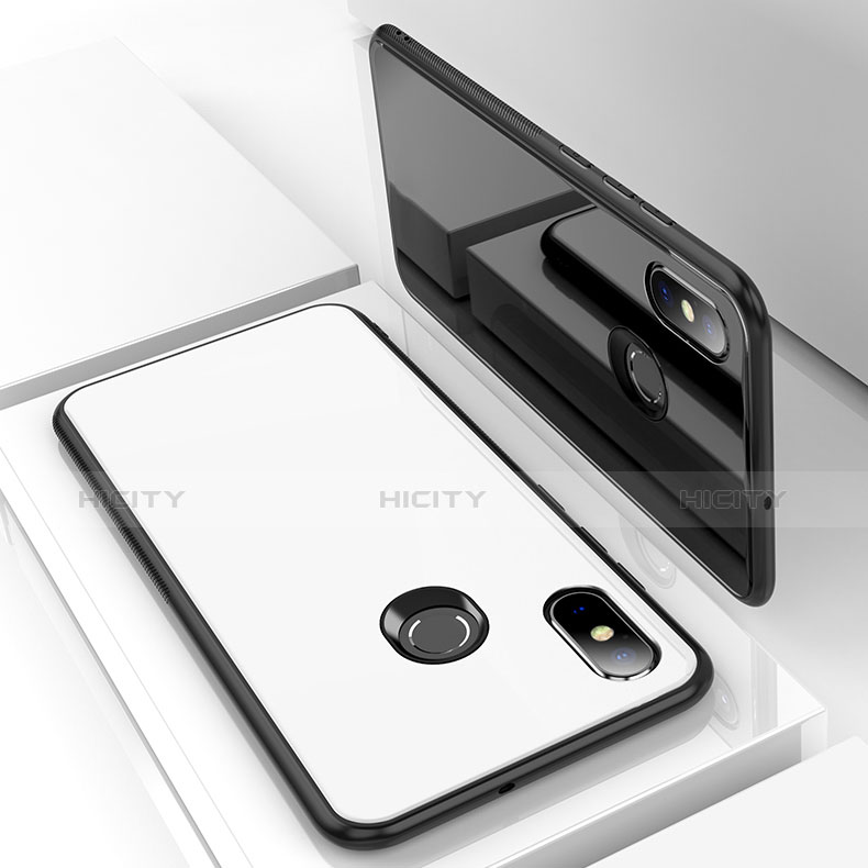 Custodia Silicone Specchio Laterale Cover per Xiaomi Mi 8