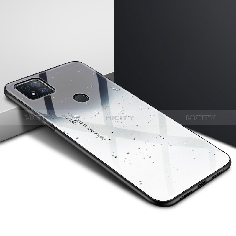 Custodia Silicone Specchio Laterale Cover per Xiaomi POCO C3 Grigio