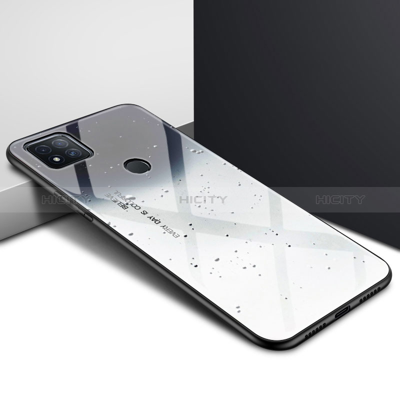 Custodia Silicone Specchio Laterale Cover per Xiaomi Redmi 9 Activ Grigio