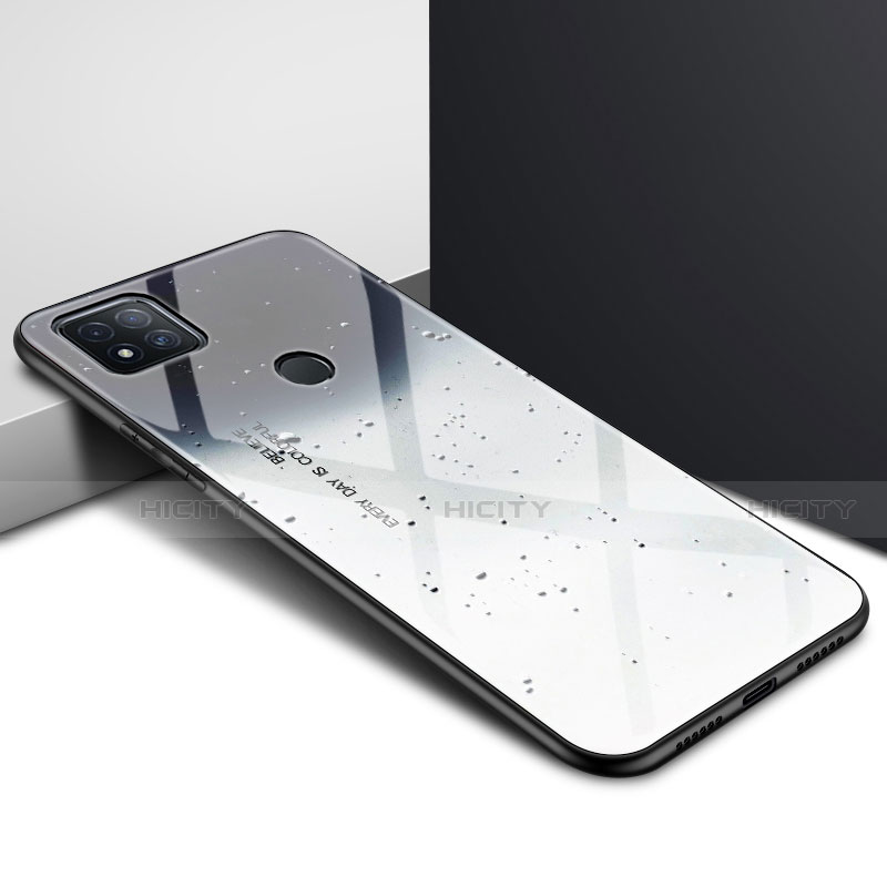 Custodia Silicone Specchio Laterale Cover per Xiaomi Redmi 9 India Grigio