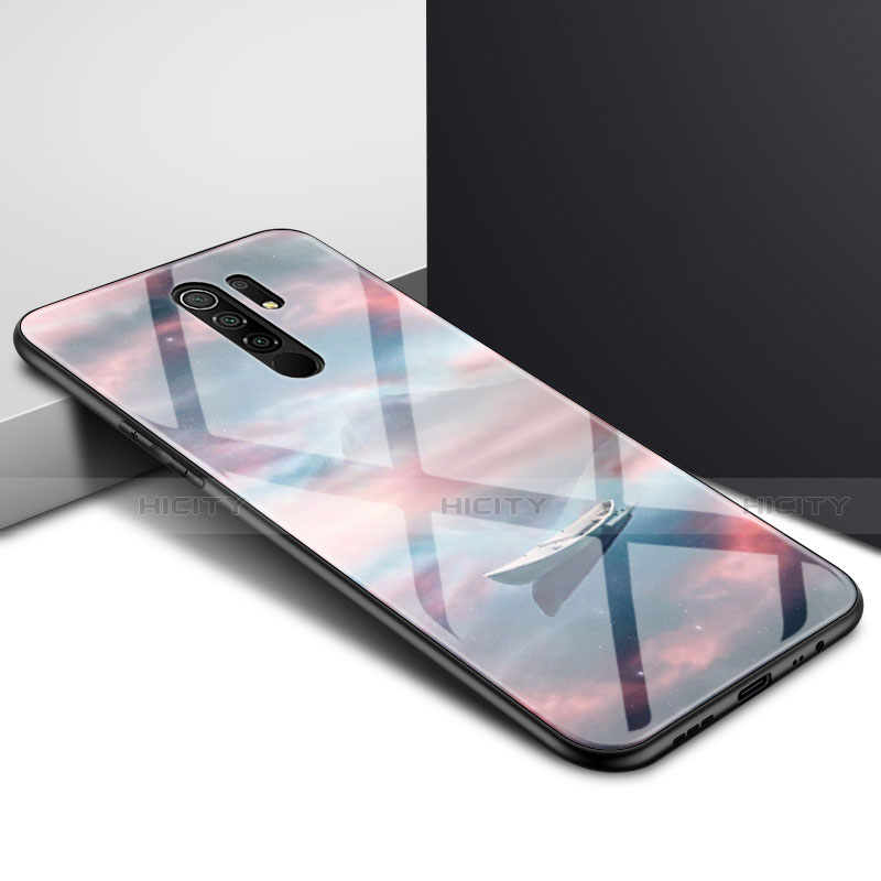 Custodia Silicone Specchio Laterale Cover per Xiaomi Redmi 9 Prime India