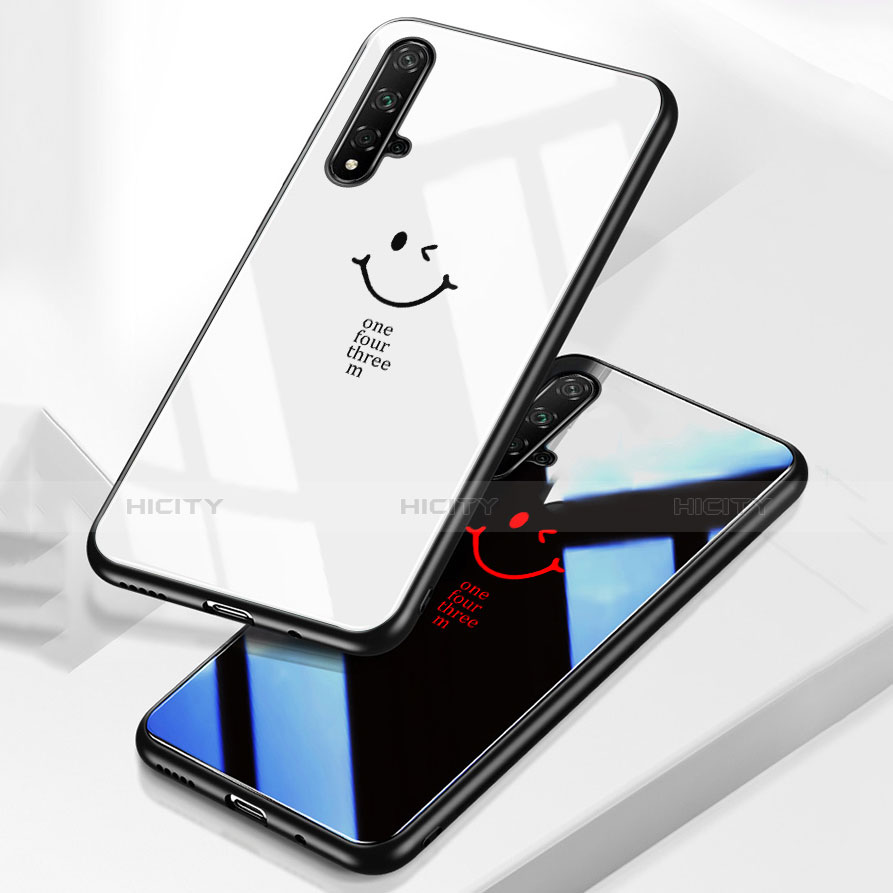 Custodia Silicone Specchio Laterale Cover T01 per Huawei Honor 20