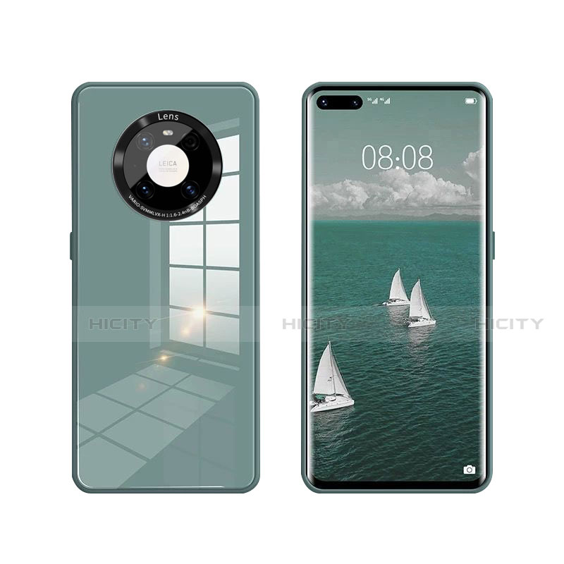 Custodia Silicone Specchio Laterale Cover T01 per Huawei Mate 40E Pro 4G