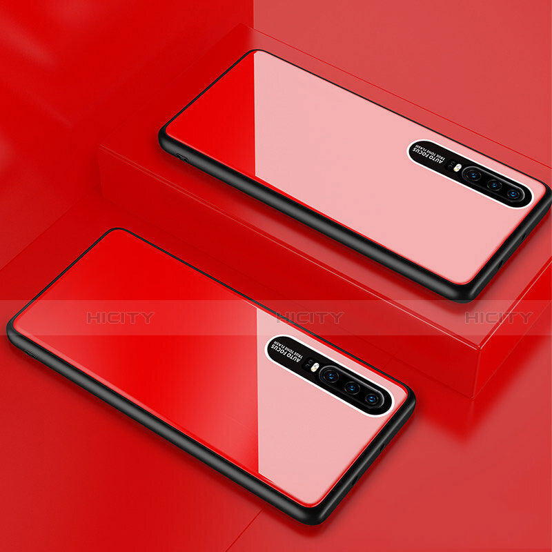 Custodia Silicone Specchio Laterale Cover T01 per Huawei P30