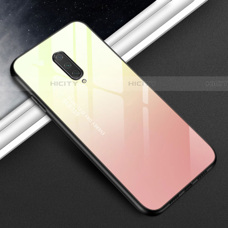 Custodia Silicone Specchio Laterale Cover T01 per OnePlus 8