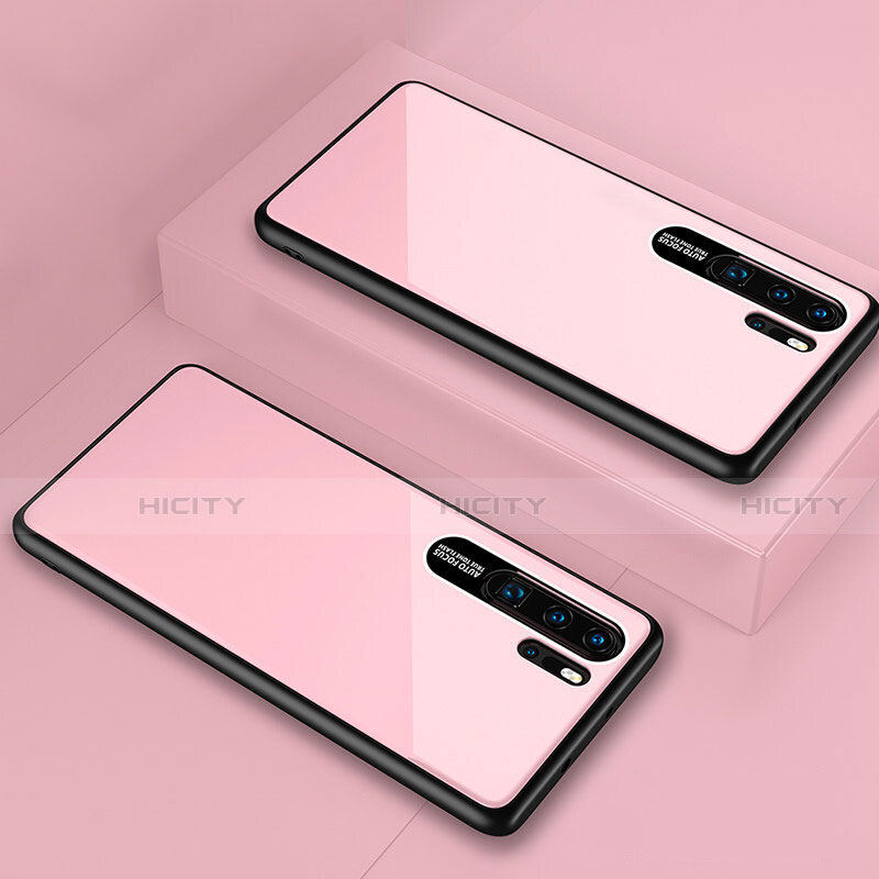 Custodia Silicone Specchio Laterale Cover T02 per Huawei P30 Pro New Edition