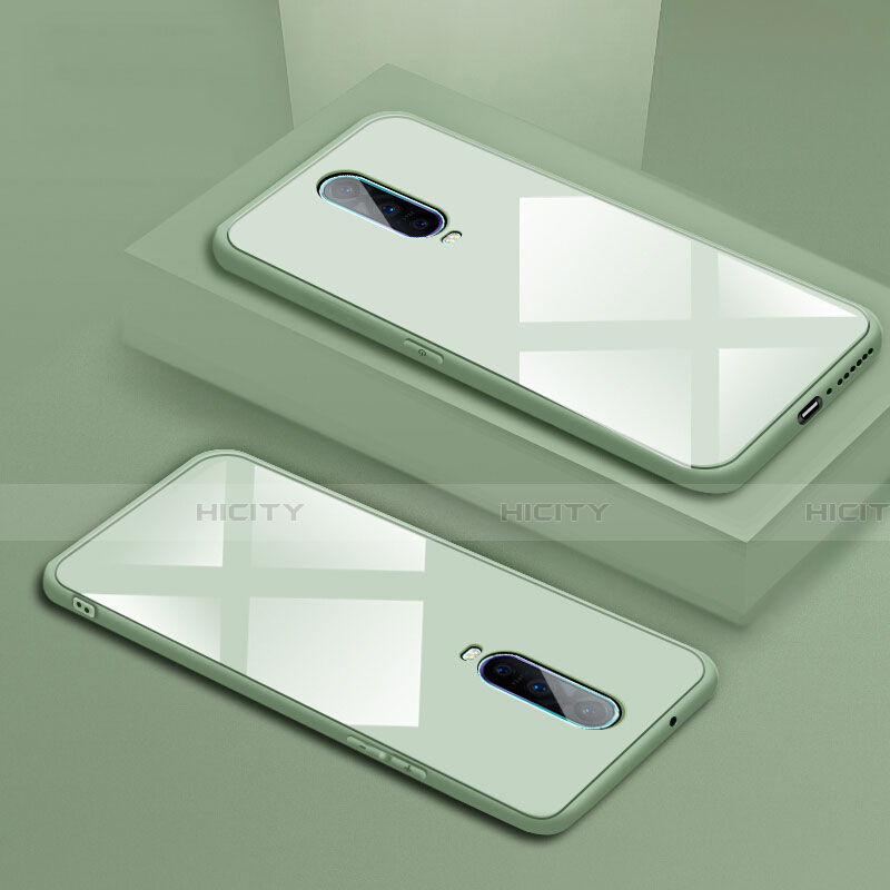 Custodia Silicone Specchio Laterale Cover T02 per Oppo R17 Pro