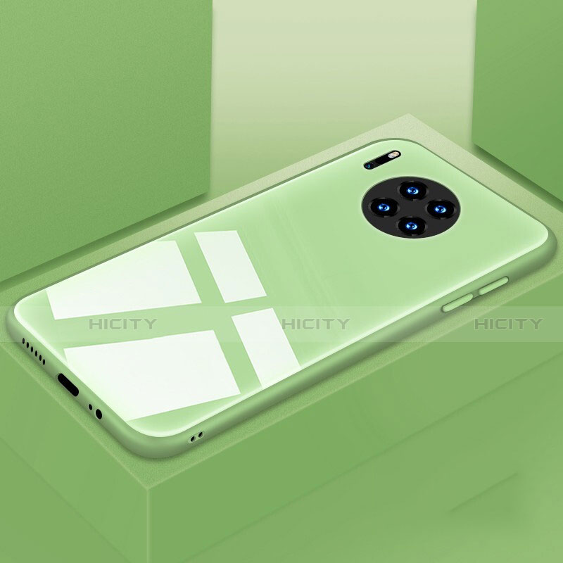 Custodia Silicone Specchio Laterale Cover T03 per Huawei Mate 30 Pro 5G Verde