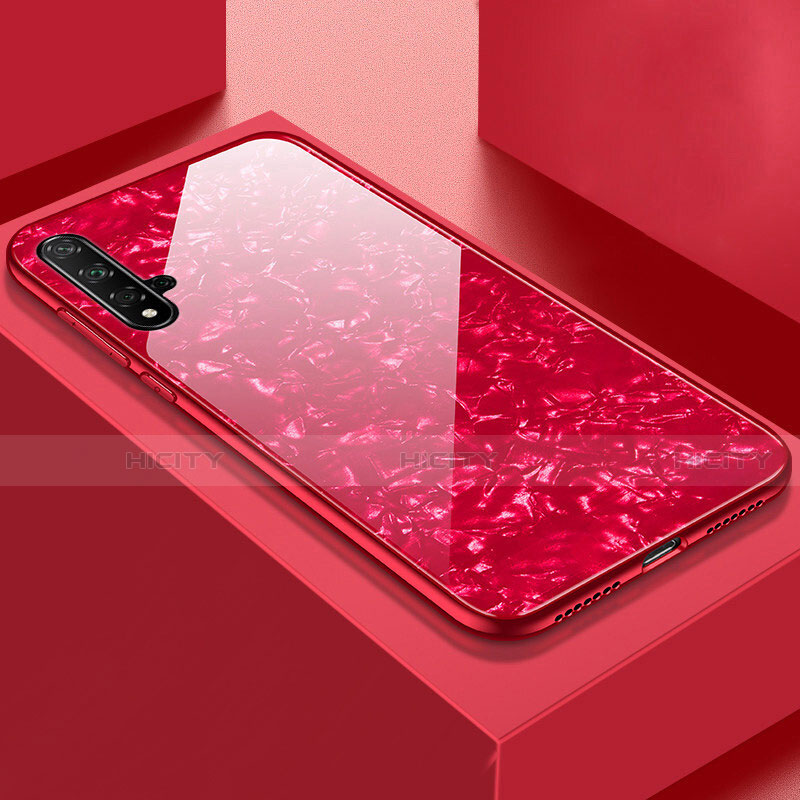 Custodia Silicone Specchio Laterale Cover T03 per Huawei Nova 5