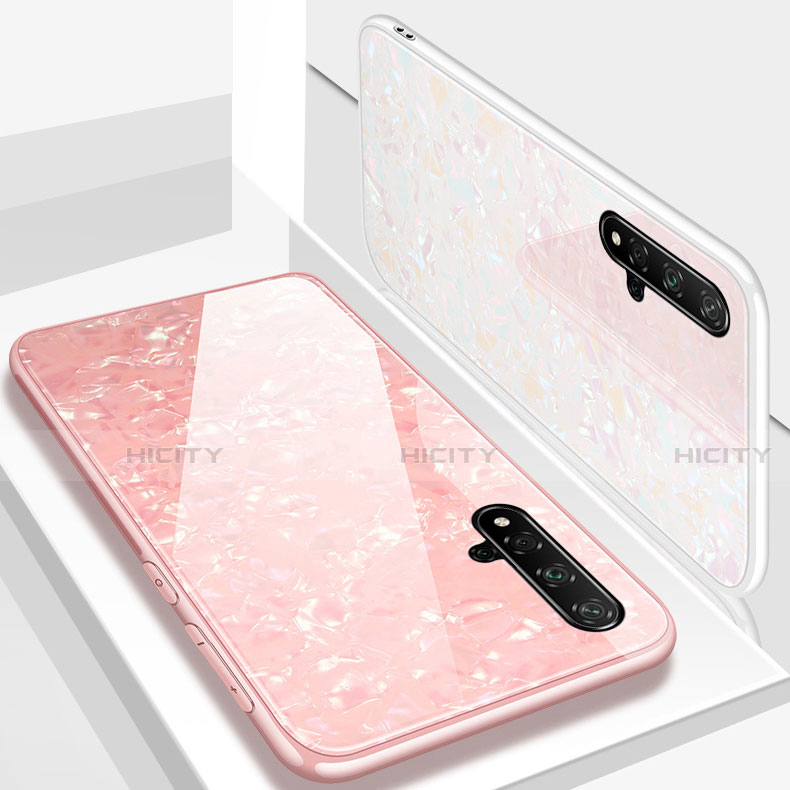 Custodia Silicone Specchio Laterale Cover T03 per Huawei Nova 5