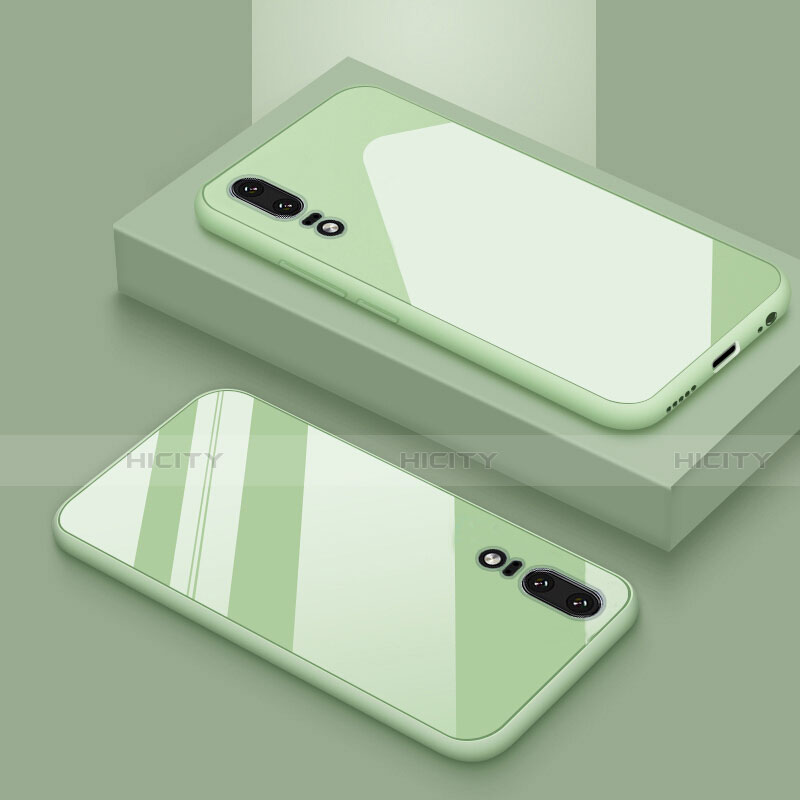 Custodia Silicone Specchio Laterale Cover T03 per Huawei P20