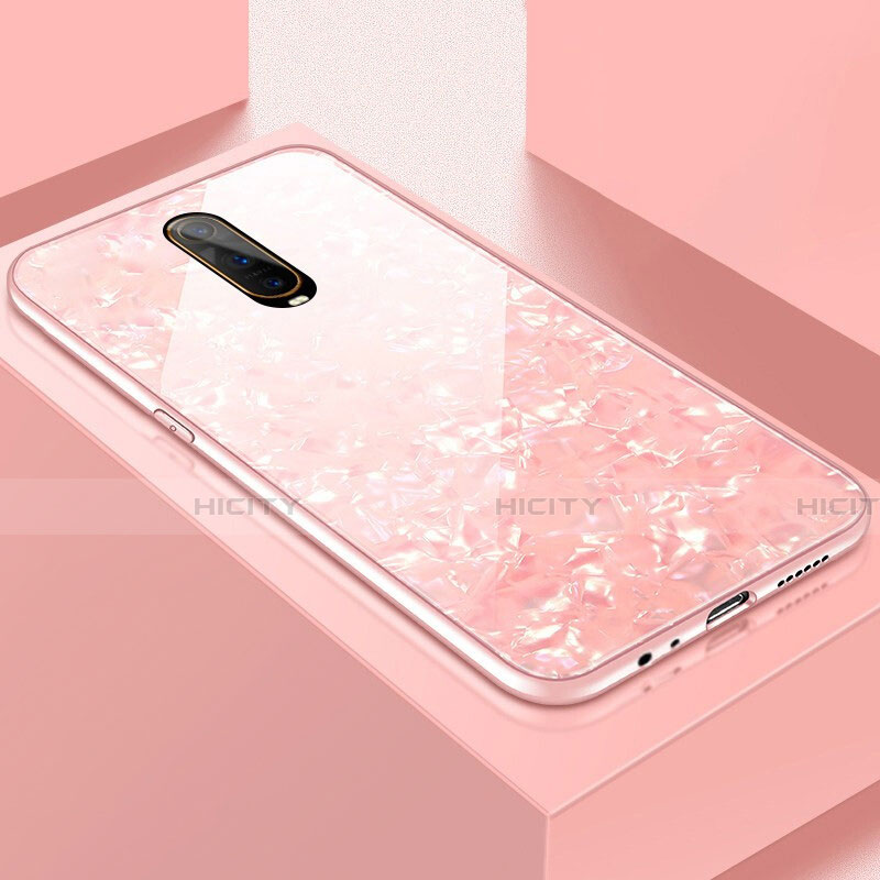 Custodia Silicone Specchio Laterale Cover T05 per Oppo R17 Pro