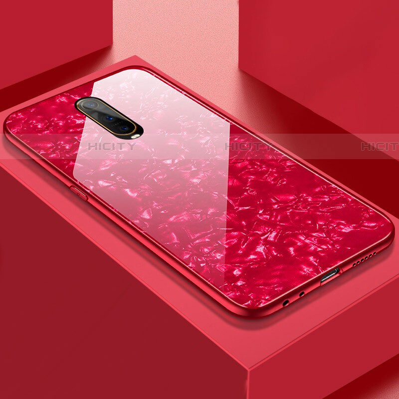 Custodia Silicone Specchio Laterale Cover T05 per Oppo RX17 Pro