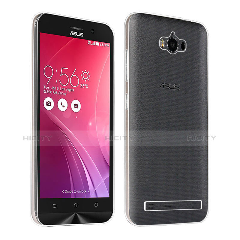 Custodia Silicone Trasparente Gel Ultra Sottile Morbida per Asus Zenfone Max ZC550KL Chiaro