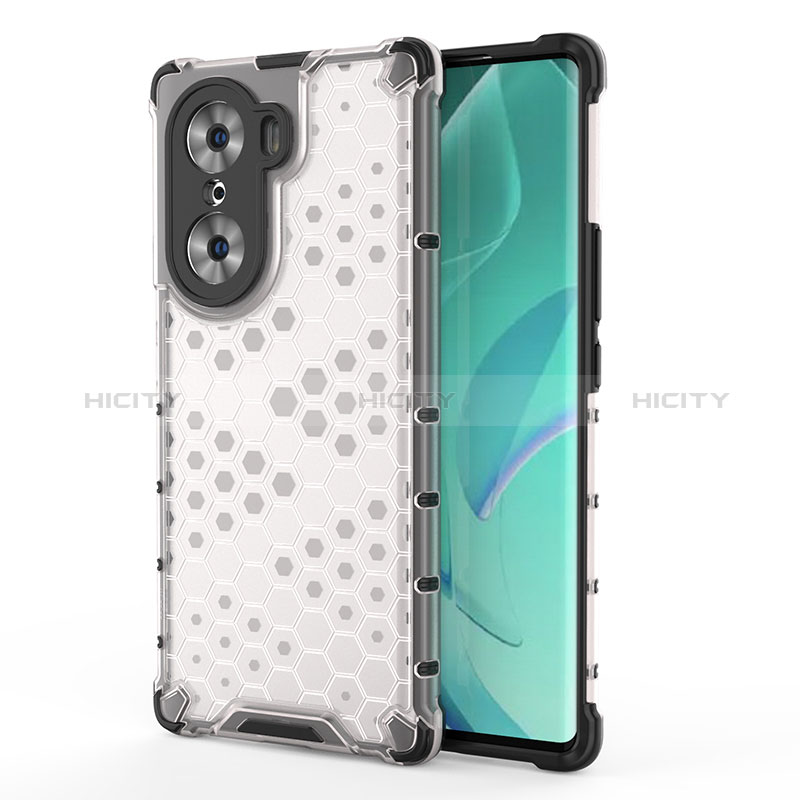 Custodia Silicone Trasparente Laterale 360 Gradi Cover AM1 per Huawei Honor 60 Pro 5G