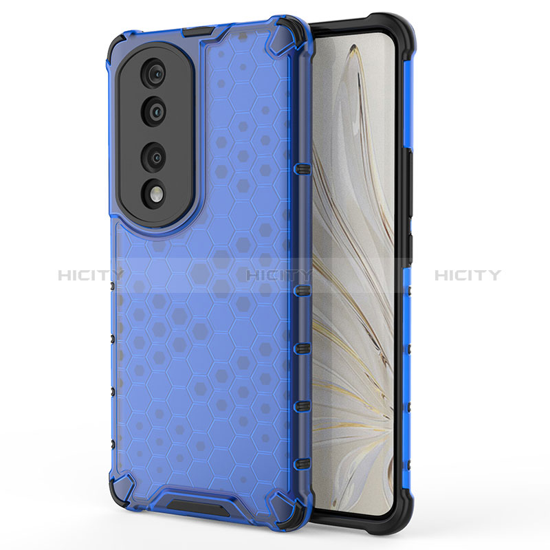 Custodia Silicone Trasparente Laterale 360 Gradi Cover AM1 per Huawei Honor 70 Pro 5G