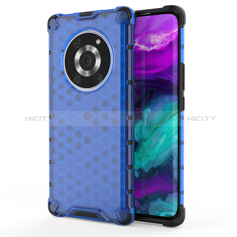 Custodia Silicone Trasparente Laterale 360 Gradi Cover AM1 per Huawei Honor Magic3 Pro 5G