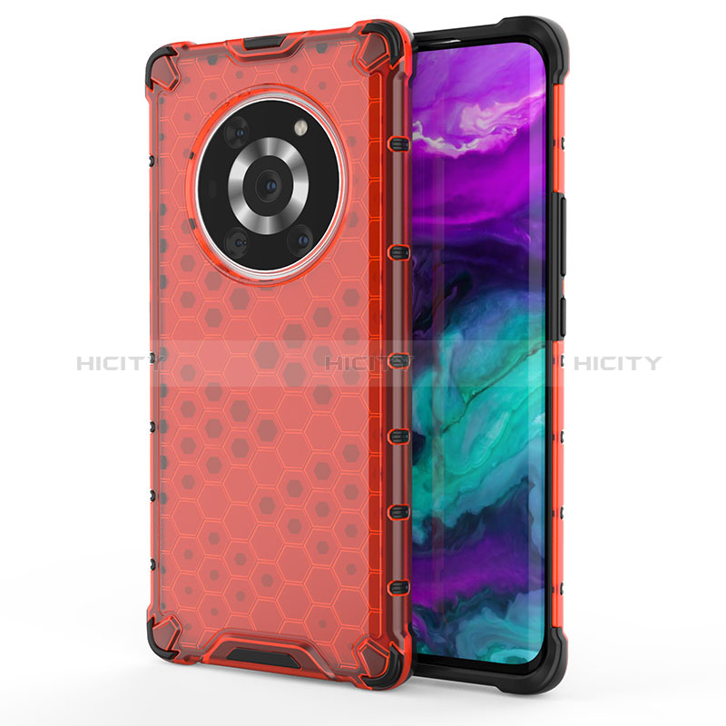 Custodia Silicone Trasparente Laterale 360 Gradi Cover AM1 per Huawei Honor Magic3 Pro 5G