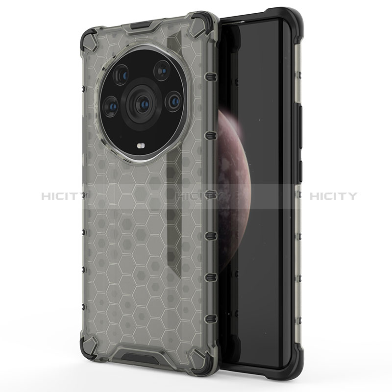 Custodia Silicone Trasparente Laterale 360 Gradi Cover AM1 per Huawei Honor Magic3 Pro+ Plus 5G
