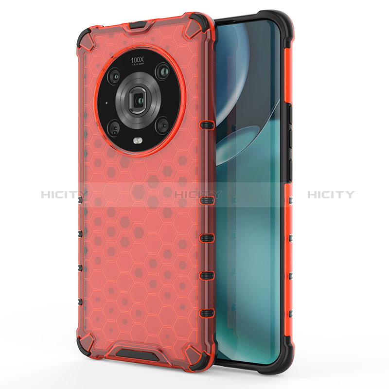 Custodia Silicone Trasparente Laterale 360 Gradi Cover AM1 per Huawei Honor Magic4 Pro 5G