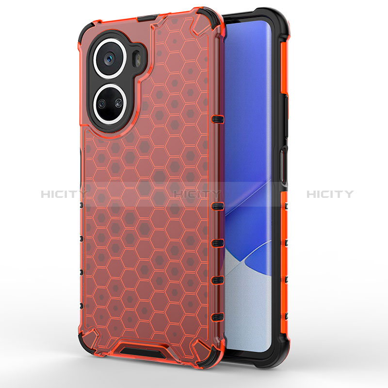 Custodia Silicone Trasparente Laterale 360 Gradi Cover AM1 per Huawei Nova 10 SE