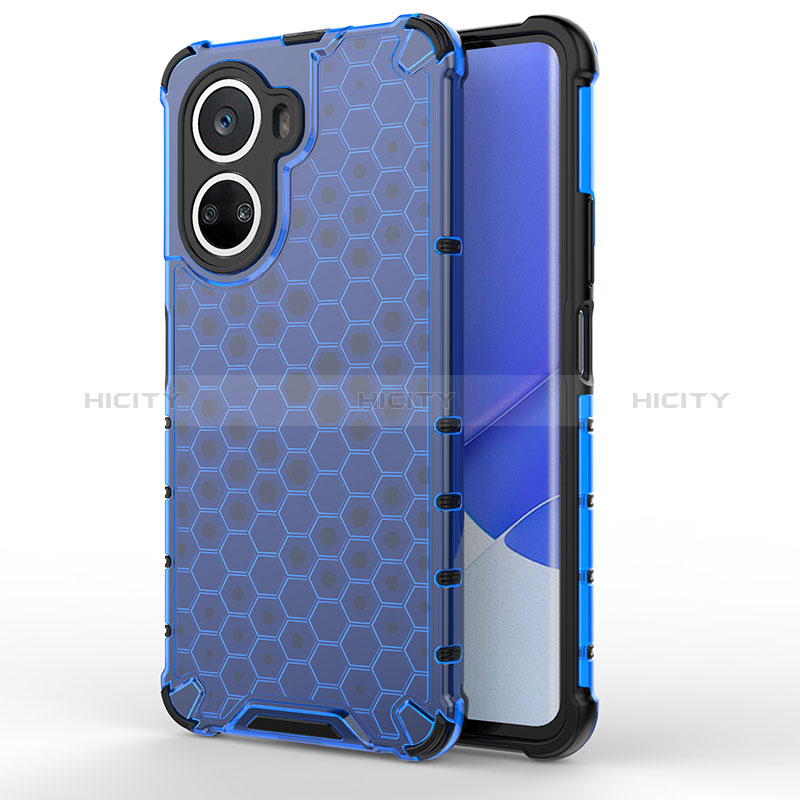 Custodia Silicone Trasparente Laterale 360 Gradi Cover AM1 per Huawei Nova 10 SE