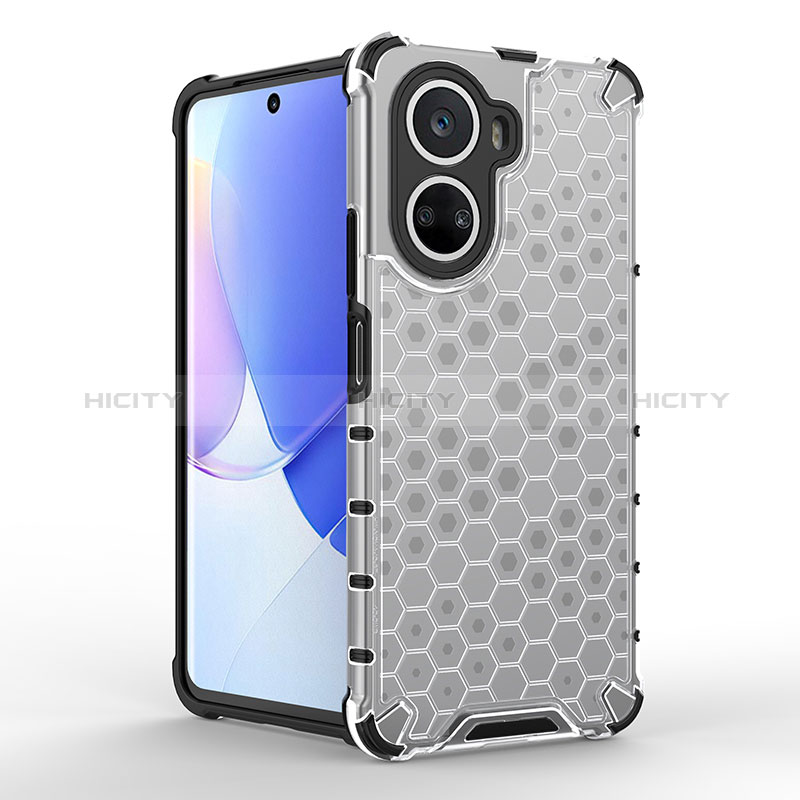 Custodia Silicone Trasparente Laterale 360 Gradi Cover AM1 per Huawei Nova 10 SE