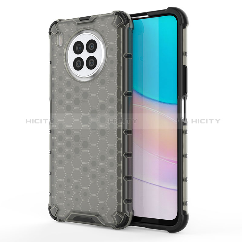 Custodia Silicone Trasparente Laterale 360 Gradi Cover AM1 per Huawei Nova 8i Nero