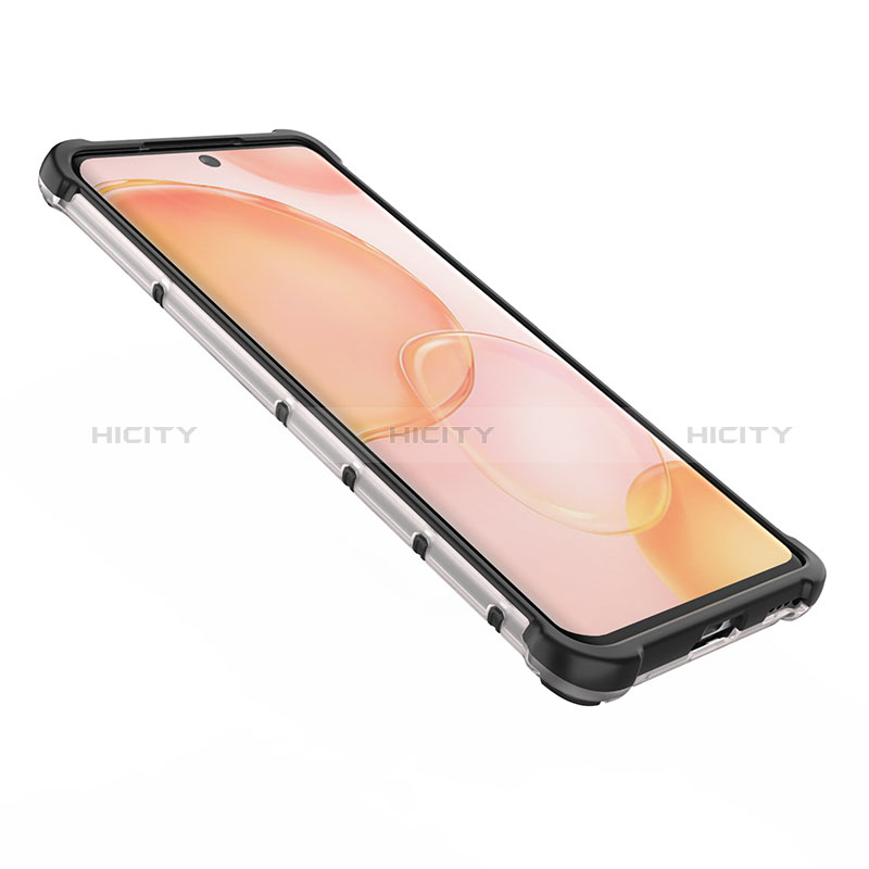 Custodia Silicone Trasparente Laterale 360 Gradi Cover AM1 per Huawei Nova 9