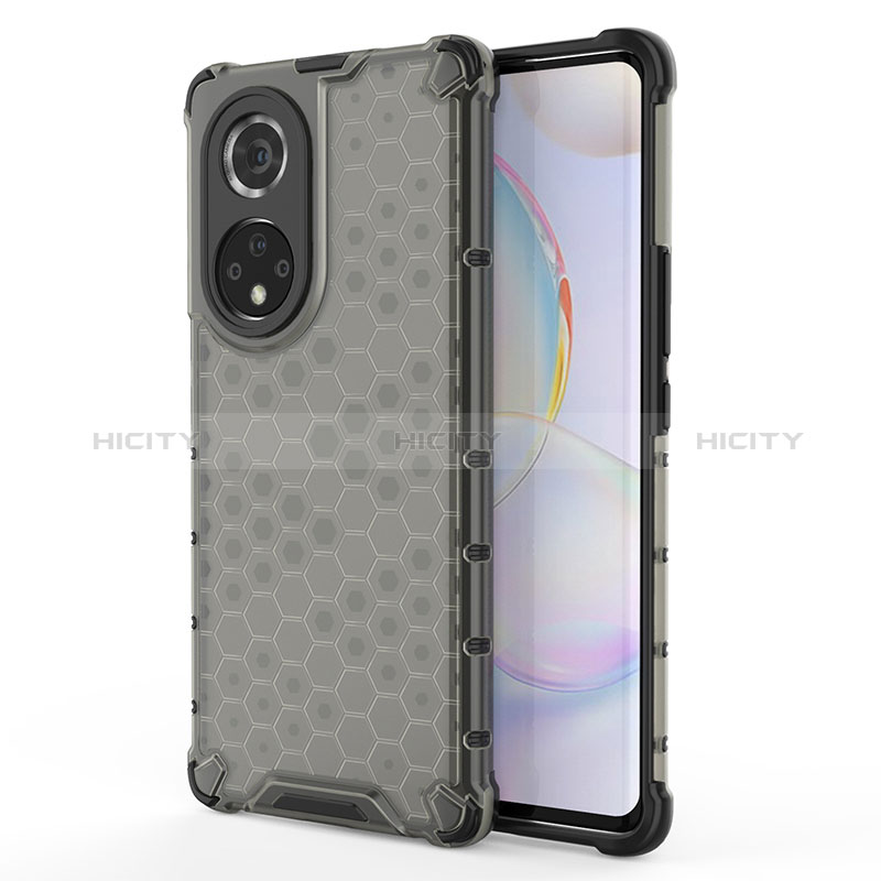 Custodia Silicone Trasparente Laterale 360 Gradi Cover AM1 per Huawei Nova 9 Pro Nero