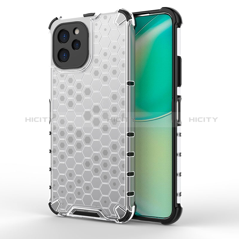 Custodia Silicone Trasparente Laterale 360 Gradi Cover AM1 per Huawei Nova Y61