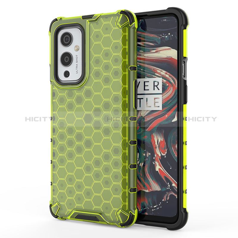 Custodia Silicone Trasparente Laterale 360 Gradi Cover AM1 per OnePlus 9 5G