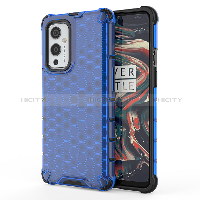 Custodia Silicone Trasparente Laterale 360 Gradi Cover AM1 per OnePlus 9 5G