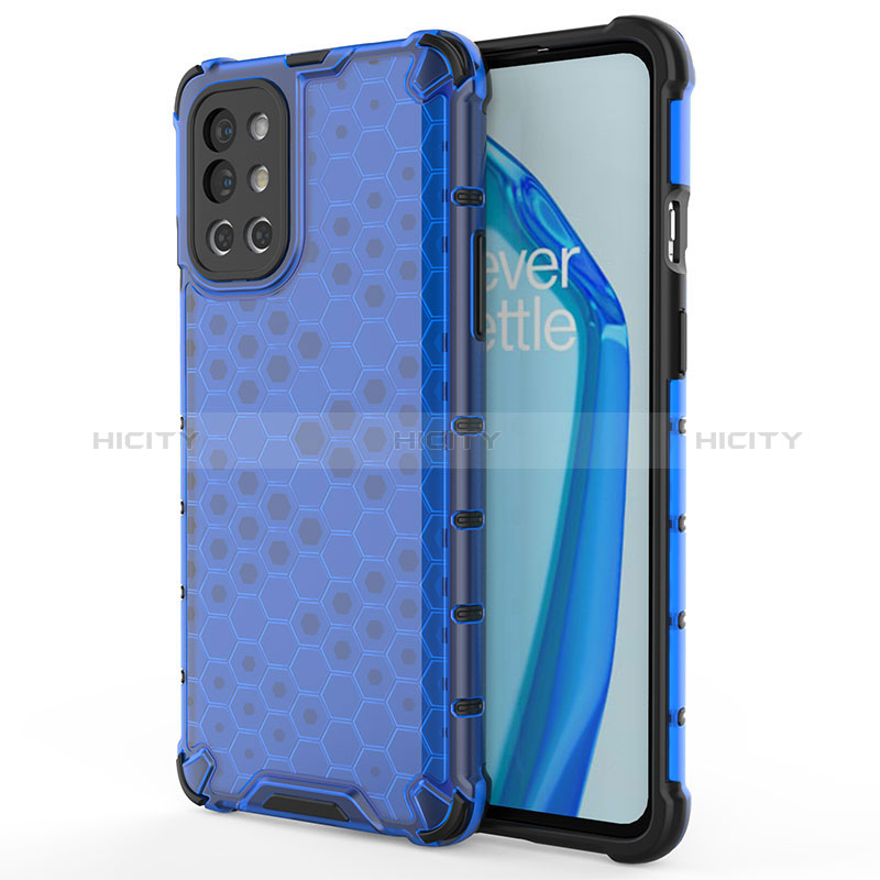 Custodia Silicone Trasparente Laterale 360 Gradi Cover AM1 per OnePlus 9R 5G