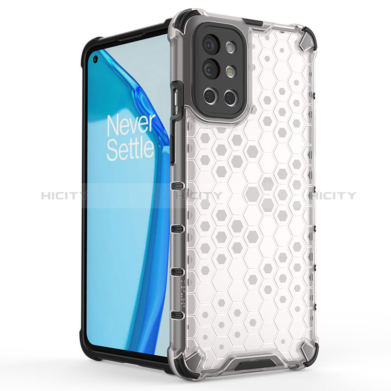 Custodia Silicone Trasparente Laterale 360 Gradi Cover AM1 per OnePlus 9R 5G