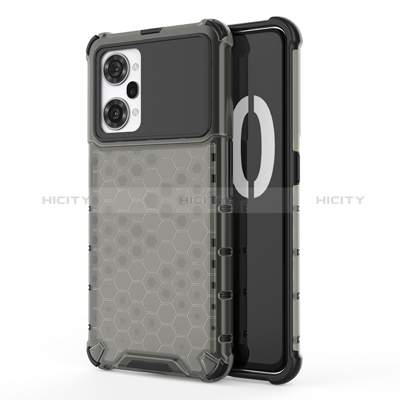 Custodia Silicone Trasparente Laterale 360 Gradi Cover AM1 per Oppo K10 Pro 5G Nero