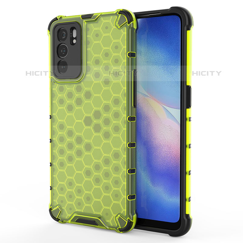 Custodia Silicone Trasparente Laterale 360 Gradi Cover AM1 per Oppo Reno6 5G