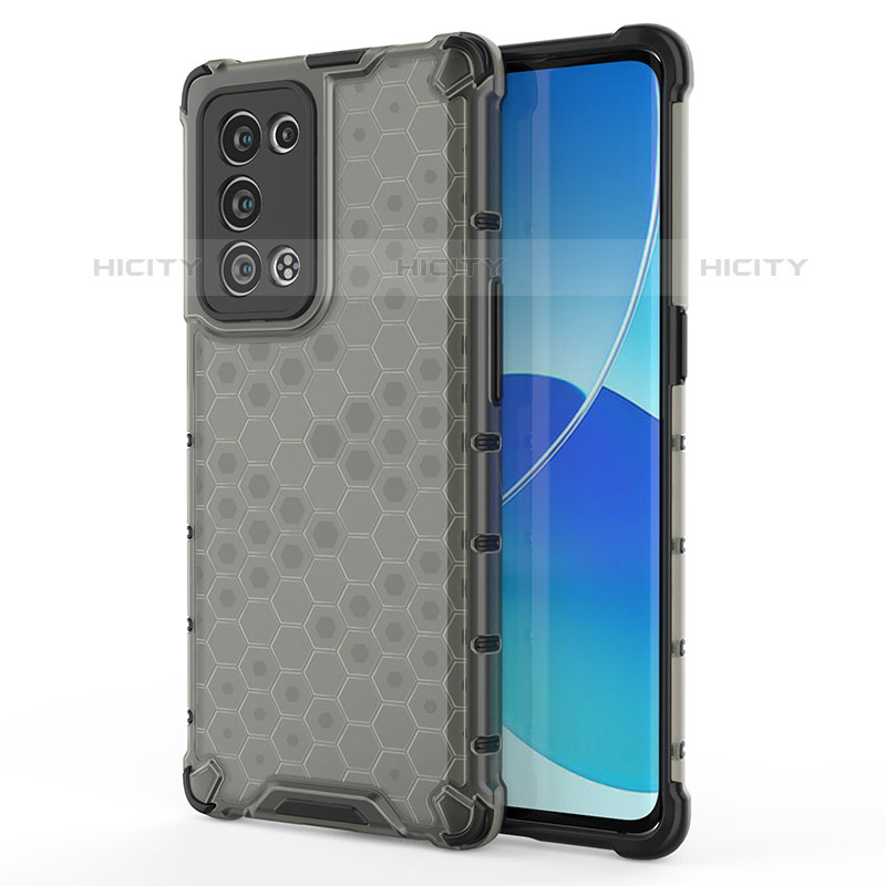 Custodia Silicone Trasparente Laterale 360 Gradi Cover AM1 per Oppo Reno6 Pro 5G