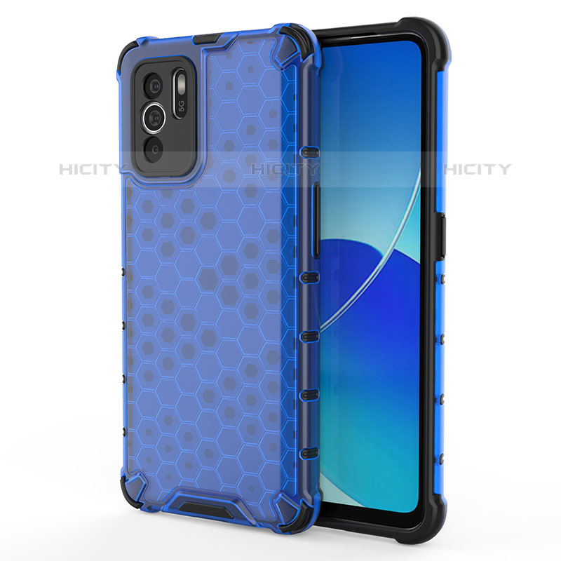 Custodia Silicone Trasparente Laterale 360 Gradi Cover AM1 per Oppo Reno6 Z 5G