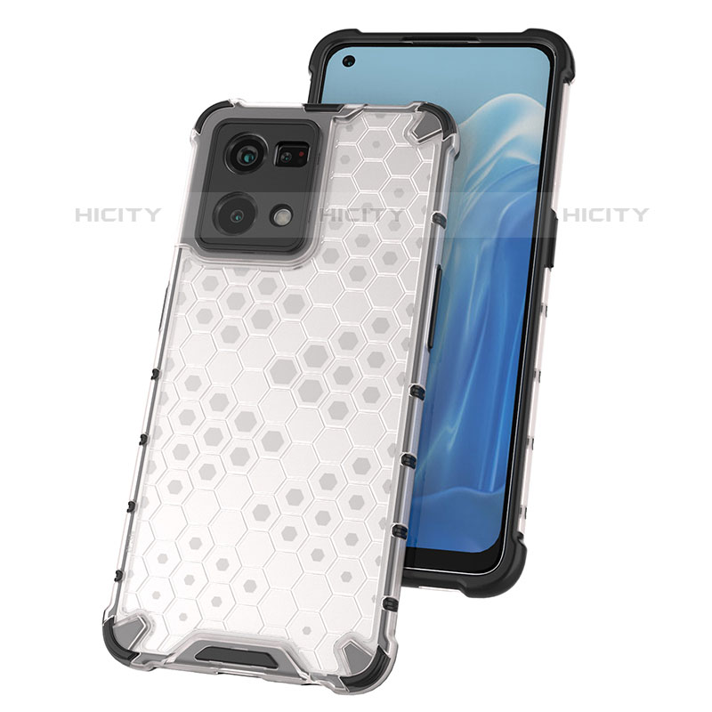 Custodia Silicone Trasparente Laterale 360 Gradi Cover AM1 per Oppo Reno8 4G