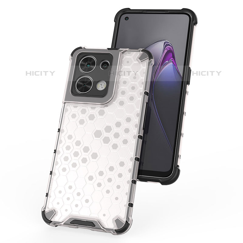 Custodia Silicone Trasparente Laterale 360 Gradi Cover AM1 per Oppo Reno8 5G