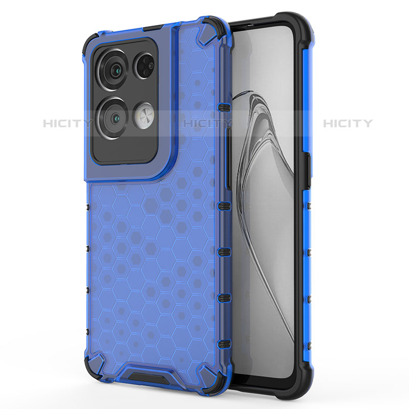 Custodia Silicone Trasparente Laterale 360 Gradi Cover AM1 per Oppo Reno8 Pro+ Plus 5G