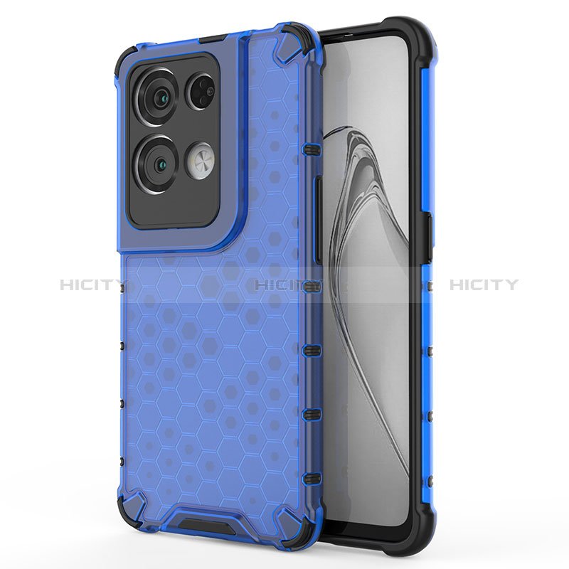 Custodia Silicone Trasparente Laterale 360 Gradi Cover AM1 per Oppo Reno9 Pro+ Plus 5G