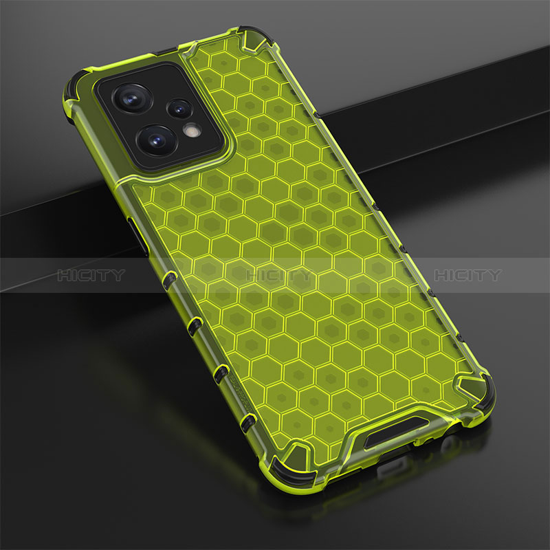 Custodia Silicone Trasparente Laterale 360 Gradi Cover AM1 per Realme 9 4G Verde